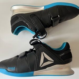 Reebok Black and Blue Athletic Sneakers